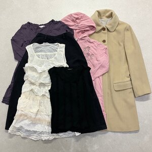 ●PINK HOUSE ピンクハウス INGEBORG カネコイサオ 6点 コート ワンピース スカート 等 サイズMIX レディース 卸 古着 現状品 2.65kg●