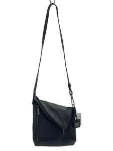 PELLE BORSA◆ショルダーバッグ/-/BLK/無地