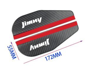 ♪ suzuki ジムニー 用 カーボンファイバーアイブロウ ミラーバイザー jimny jb33 jb43 jb23 jb64 jb74 等 新品未使用 送料無料 ♪