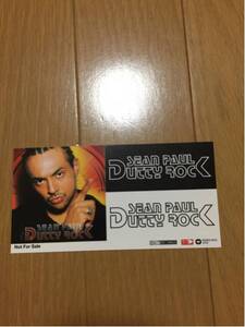 プロモステッカー SEAN PAUL DUTTY ROCK