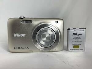 【外観良品】ニコン Nikon COOLPIX S3100 純正バッテリー付き コンパクトデジタルカメラ (S724)