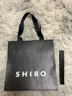 SHIRO ショップ袋 黒