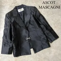 ASCOT MASCAGNI イタリア製 シルク 七分袖 テーラードジャケット