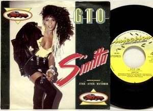 【蘭7】 SINITTA シニータ / G.T.O. / B面インスト / 1987 オランダ盤 7インチシングルレコード EP 45 ユーロビート GTO