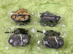 新品！戦車プルバックカー4体セット