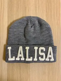 LALISA BEANIE 公式グッズ BLACKPINK リサ ニット帽