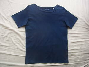 HOLLYWOOD RANCH MARKET 　BLUE BLUE 　ハリウッドランチマーケット 度詰め天竺　インディゴ染め Tシャツ　サイズ 2/M　日本製