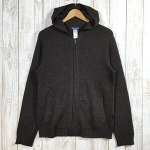 MENs S パタゴニア 2010 ラムウール フーディ Lambswool Hoody フルジップ パーカー ニット カーディガン 生産終了モデル