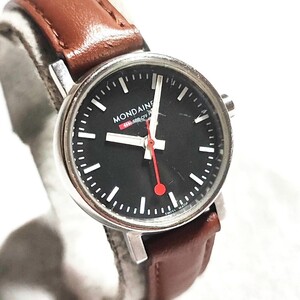 動作品 MONDAINE モンディーン クォーツ アナログ レディース腕時計 動作品 稼働品 e003