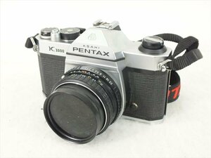 ♪ PENTAX ペンタックス K1000 フィルム一眼レフ M 1:2 50mm 中古 現状品 241107M4633