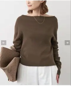 ドゥーズィエムクラス　*off shoulder プルオーバー