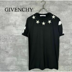 『GIVENCHY』ジバンシー (XS) スターパッチナンバリングTシャツ