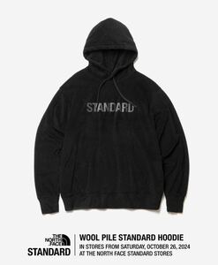 ○ノースフェイススタンダード THE NORTH FACE STANDARD Wooly Pile STANDARD Hoodie フーディパーカー NT62432R ブラックM ノースフェイス