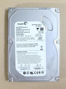 即決 Seagate ST380815AS 7200rpm 3.5インチ SATA 80GB