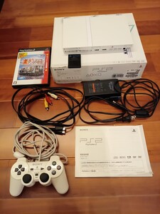 PS2 フルセットPlayStation ソニー SONY　修理動作確認済　おまけ付き　SCPH-77000 CW　自己修理ジャンク