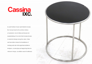 ★r6se193★展示品★カッシーナixc★cassina★ILE★イル★モダン★ガラス★サイドテーブル★コーヒーテーブル★