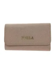 FURLA キーケース ピンク 無地 レディース 00874873