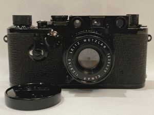 ⑩ 美品 Leica ライカ DBP ERNST LEITZ GMBH ブラックカスタムレンズ ELMAR 2.8 50mm