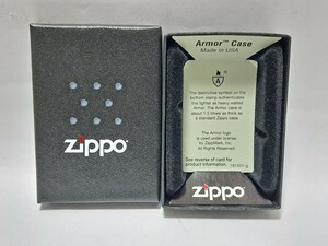 ZIPPO 空箱 アーマー専用 紙箱 ジッポー 保証書付き Armor (2)