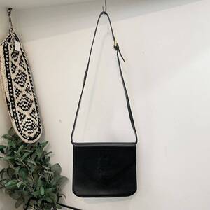 YVES SAINT LAURENT/shoulder bag/leather//black/ladies/イブサンローラン/ショルダーバッグ/ブラック/レディース