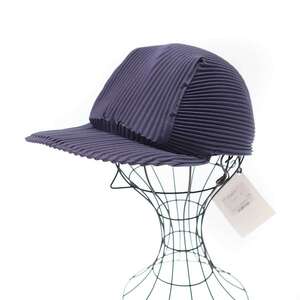 HOMME PLISSE ISSEY MIYAKE オム プリッセ イッセイ ミヤケ 24SS PLEATS CAP プリーツキャップ HP41-AA405 ブルー系 F ITXBF8A7P6VS