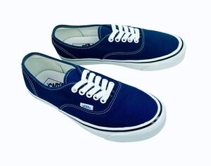 極美品!! レア!! VANS Authentic 44DX Anaheim NAVY バンズ アナハイム オーセンティック ネイビー 紺 × 白 us 8 / 26 ㎝