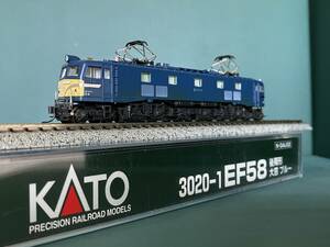 KATO 3020-1 EF58大窓 ブルー DCC （Digitrax DN163K0a搭載）