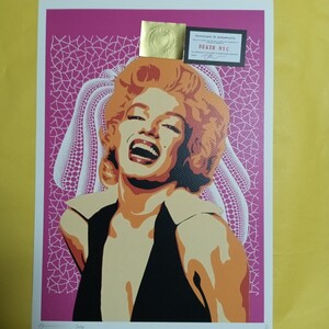 DEATH NYC 世界限定100枚 アートポスター　マリリンモンロー　MARILYN　Monroe　草間彌生　南瓜　かぼちゃ　 Banksy バンクシー 現代アート