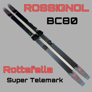 1◆473 バックカントリー スキー ROSSIGNOL(ロシニョール) BC80 176㎝ Rotefella ロッテフェラー スーパーテレマーク [札幌・店頭引取可］