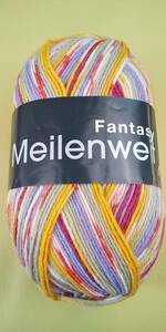 ★ 毛糸 LANA GROSSA ラナグロッサ Meilenweit メイランバイト Fantasy #4896 4ply/4本撚り イタリア製 ソックヤーン 靴下 ★