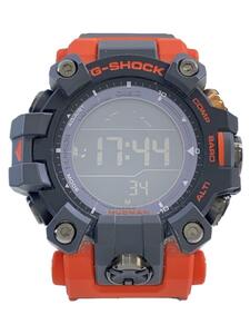 CASIO◆ソーラー腕時計_G-SHOCK/デジタル/ラバー/BLK/BLK