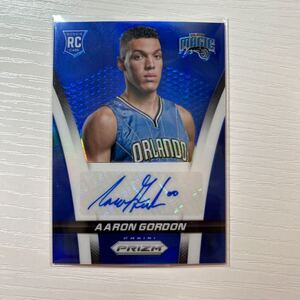 2014-15 Panini Prizm Aaron Gordon blue prizm auto 349枚限定