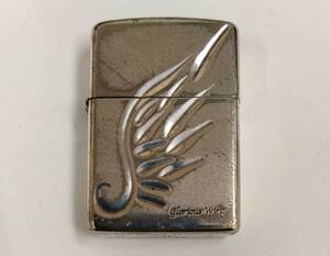 ◇ Zippo ジッポー ライター アーマー アーマーケース グロリアス ウィング Glorious Wing オイルライター 2009年製 喫煙具 ◇