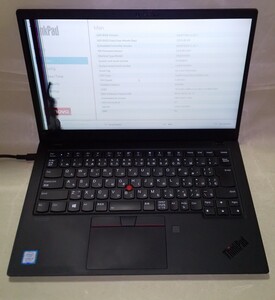 【訳あり】 Lenovo ThinkPad X1 Carbon 20QE i5-8265U 第8世代 ①●