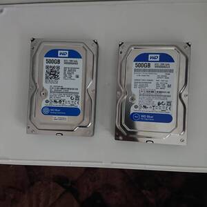 WD 500GB 3.5インチ HDD SATA ２個セット