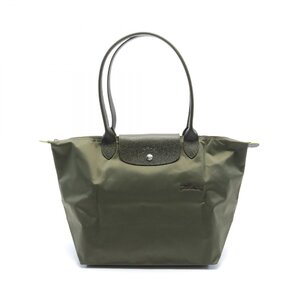 ロンシャン ル プリアージュ グリーン L ブランドオフ Longchamp ナイロン トートバッグ 再生ポリアミドキャンバス レディース