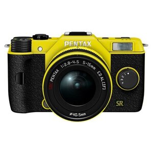 【中古】PENTAX ミラーレス一眼 Q7 ズームレンズキット [標準ズーム 02 STANDARD ZOOM] イエロー Q7 YELLOW ZO