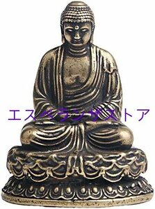 ミニチュア仏像 如来 坐像 銅製 銅器 置物 仏壇仏像 守り本尊 祈る 厄除け 開運