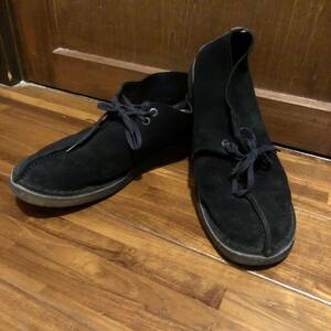 Clarks デザート トレック ブーツ☆靴 スエード レザー ブラック クラークス トラッド モッズ