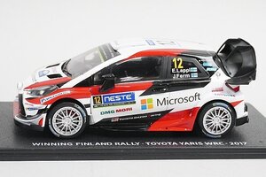 Spark スパーク 1/43 TOYOTA トヨタ YARIS ヤリス WRC フィンランドラリー 優勝 2017 #12 TOY12138FW