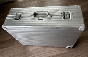 超希少 ビンテージ RIMOWA TOPAS リモワ トパーズ プルタブハンドル 2輪トロリー 青タグ