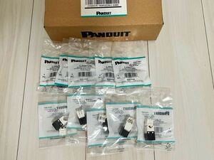 【新品未開封】PANDUIT CJ688TGBL CAT6 Mini-Com UTP RJ45 ジャックモジュール　10個セット