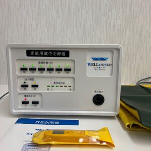 WELL to POWER ウェル パワー WP-13000 家庭用電位治療器 検電器 マット 付属品 有 通電OK