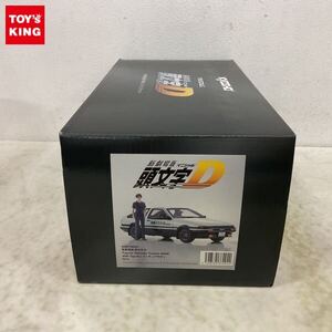 1円〜 京商 1/18 劇場版 頭文字D トヨタ スプリンター トレノ AE86 フィギュア付 ホワイト