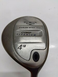 MIZUNO T-ZOID COMP FW 4W 18度 flex:S メンズ右 オリジナルカーボンシャフト フェアウェイウッド ミズノ コンプ