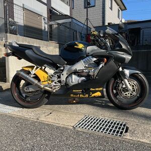 千葉 車検長 フルパワー化? CBR600F4 チタンフルエキ バーハン エンジンガード エクストリーム PC35