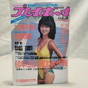 週刊プレイボーイ 1984年昭和59年11 6 46 早見優/木元優子 横須賀昌美/大西結花/徳丸純子/向井亜紀 立野記代/菊池桃子/可愛かずみ/望月真美