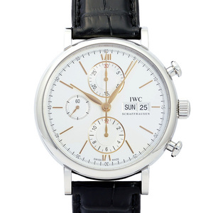 IWC ポートフィノ クロノグラフ IW391031 シルバー文字盤 新品 腕時計 メンズ