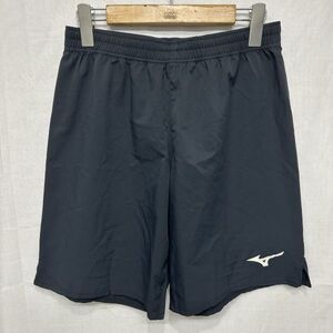 MIZUNO ミズノ ショート ハーフ パンツ トレーニング スポーツ ウエア M サッカー フット サル ボール メンズ 黒 ブラック b20263