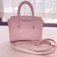 JILL ジルバイジルスチュアート ビジューロイヤルトート pink バッグ